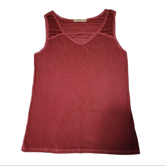 Faded Glory  Women's  Plus Size 3X (22W-24W)  Tank Top  Red - Picture 1 of 6